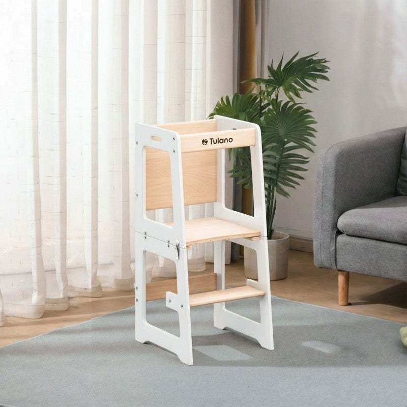 Kuhinjski pomoćnik s funkcijom stola Mooby 35 White-Natural
