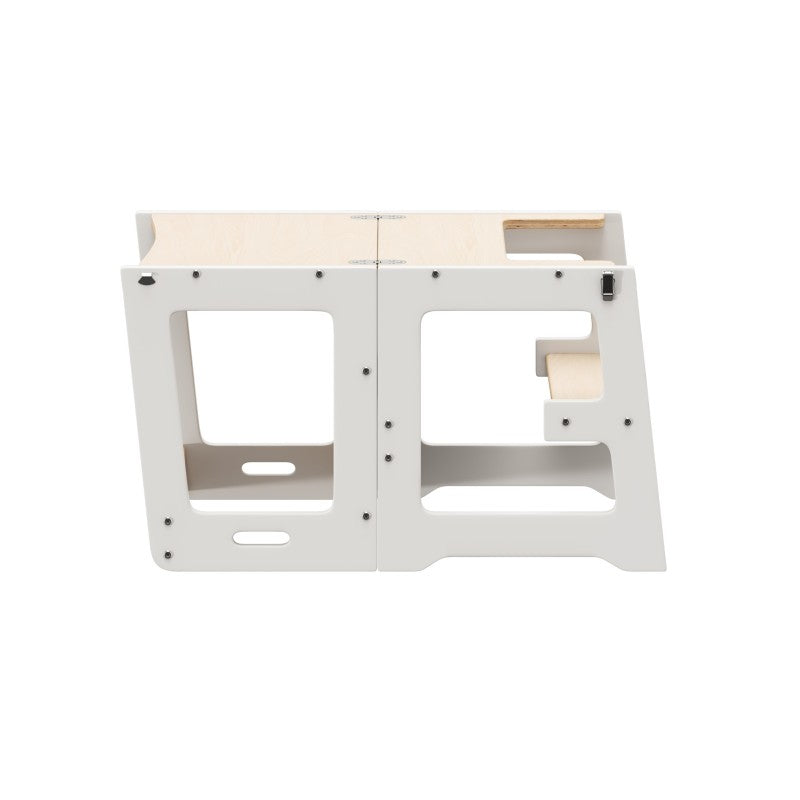Kuhinjski pomoćnik s funkcijom stola Mooby 35 White-Natural