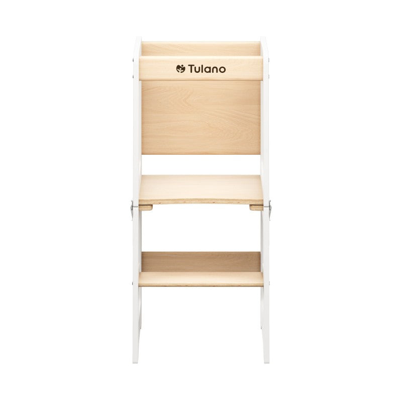 Kuhinjski pomoćnik s funkcijom stola Mooby 35 White-Natural