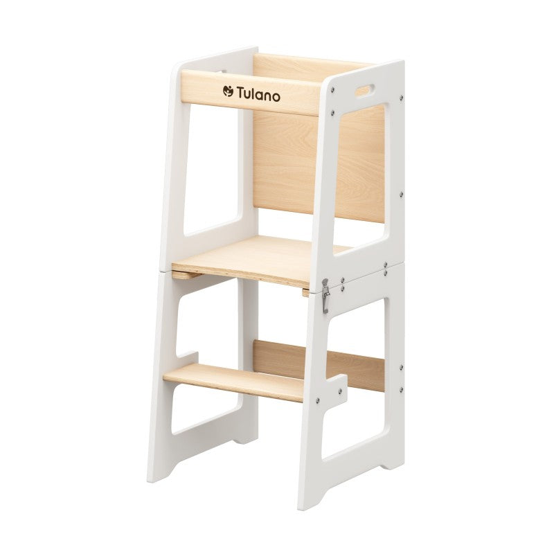 Kuhinjski pomoćnik s funkcijom stola Mooby 35 White-Natural