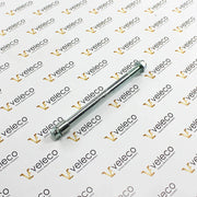 Metalna prednja osovina s maticom i distančnom čahurom za Veleco ZT15e na brendiranoj podlozi