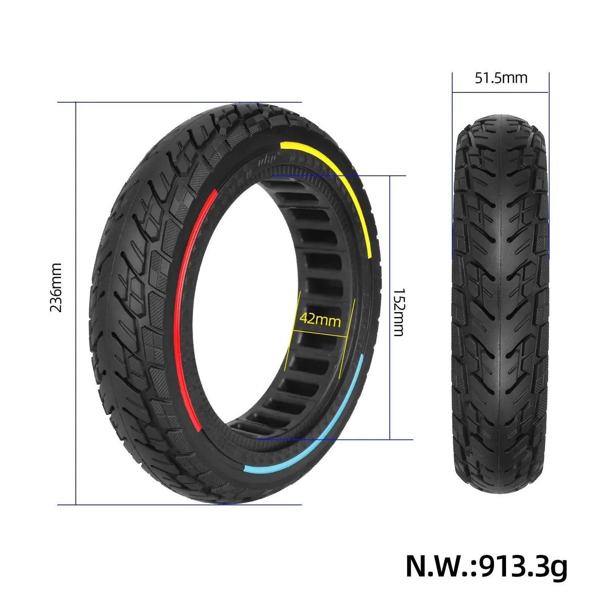 Puna guma 10 x 2.125 (250x54) za Xiaomi 4 i 4 Lite