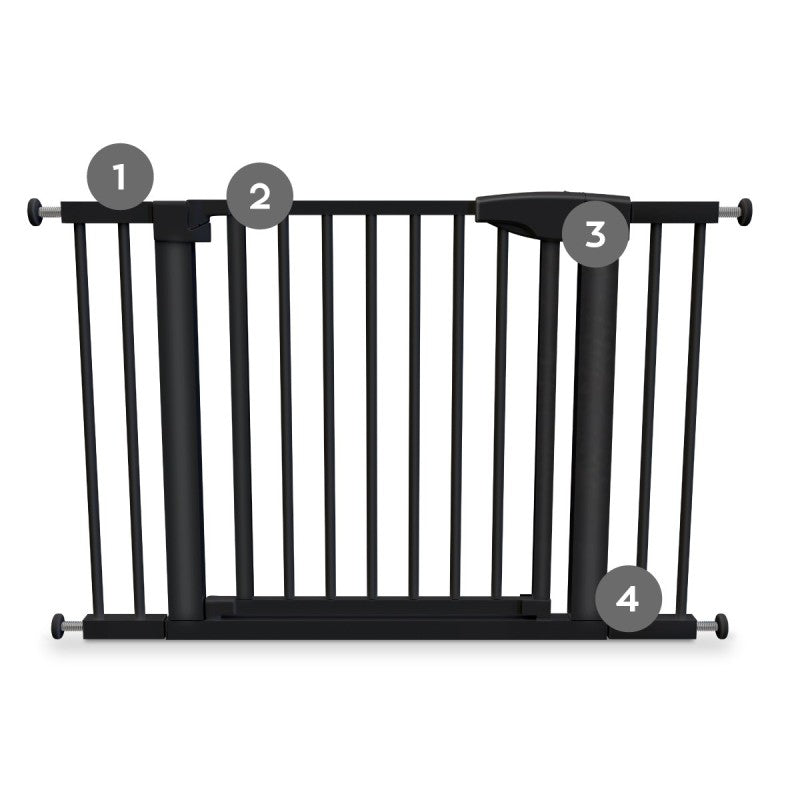 Guardian 3.0 sigurnosna ograda s pritiskom Black