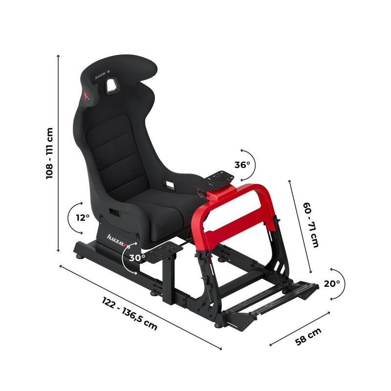 Huzaro Racing cockpit Speed 8.3 sim racing - slika 5
