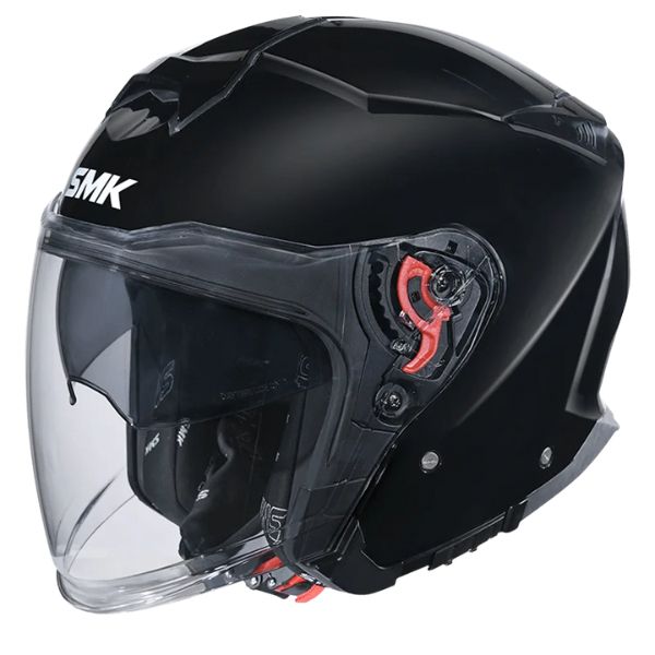 SMK GTJ otvorena motociklistička kaciga GL200 – crna – slika 1