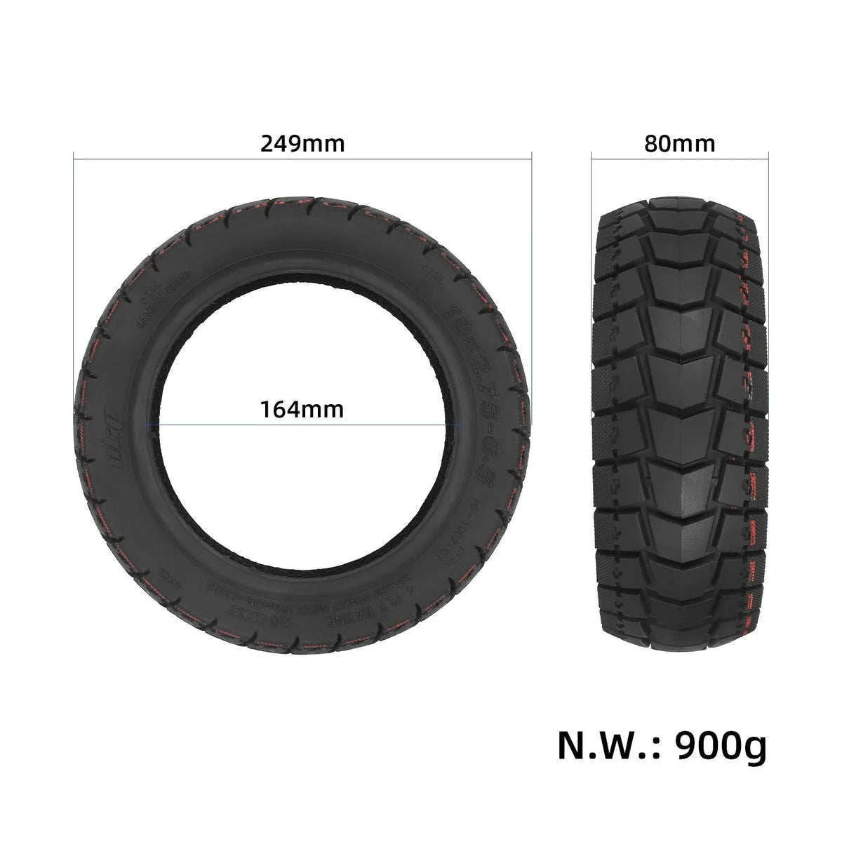 Tubeless guma Ulip 10*2.75-6.5 za električni romobil