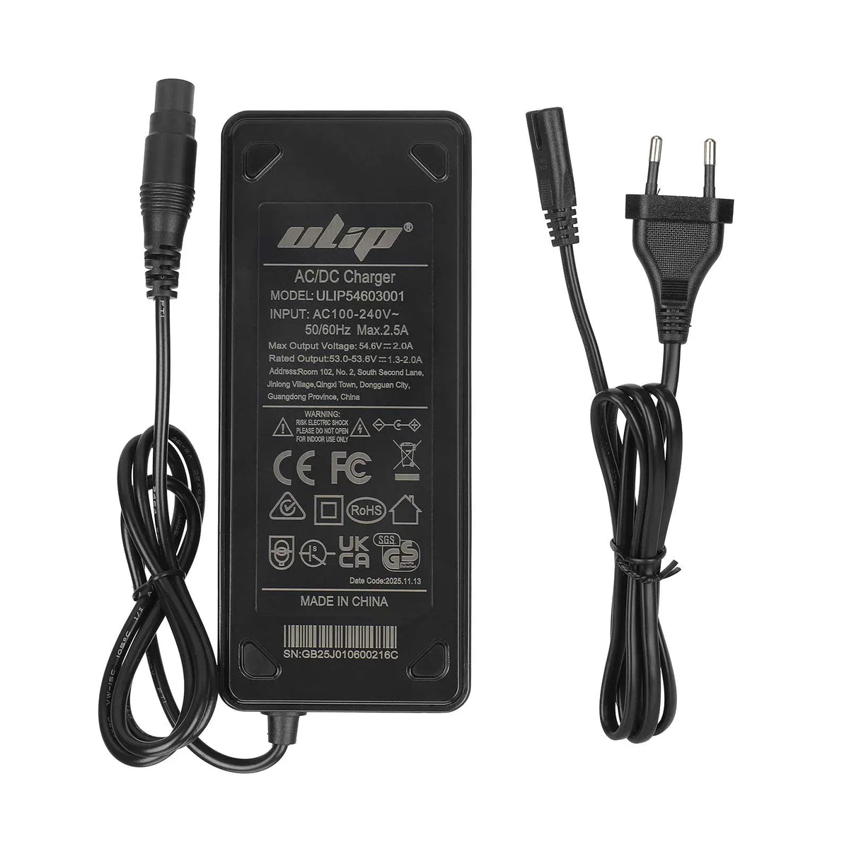 Ulip punjač 54.6V 2A za električni romobil NAVEE XT5