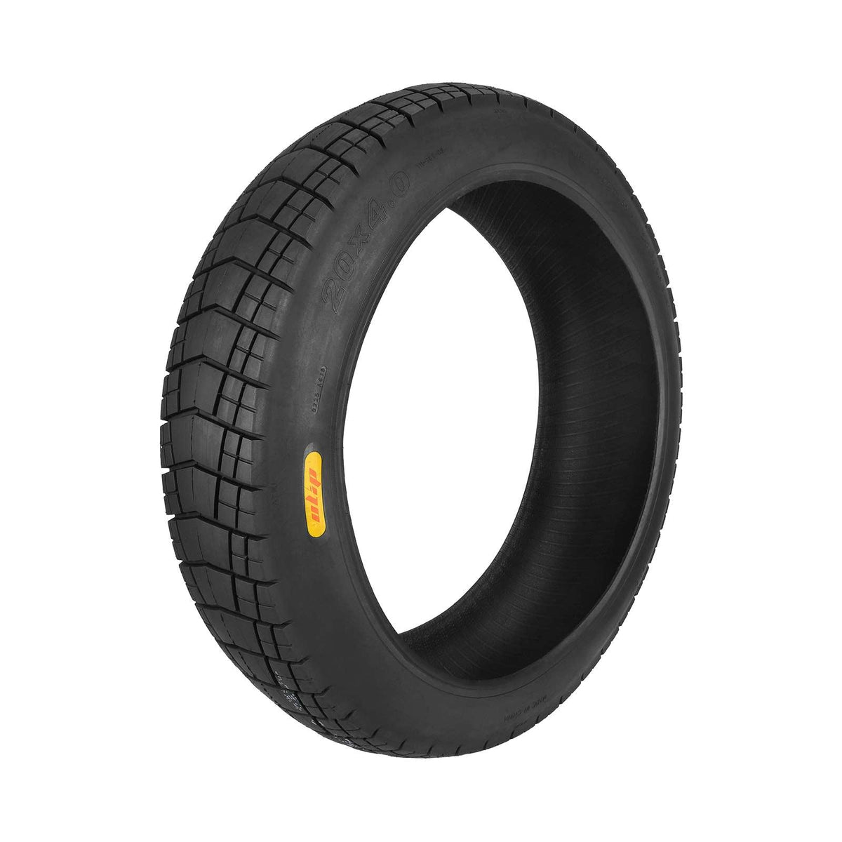 Ulip terenska guma 20x4.0 za električni bicikl Engwe Engine Pro, crna guma bočni pogled