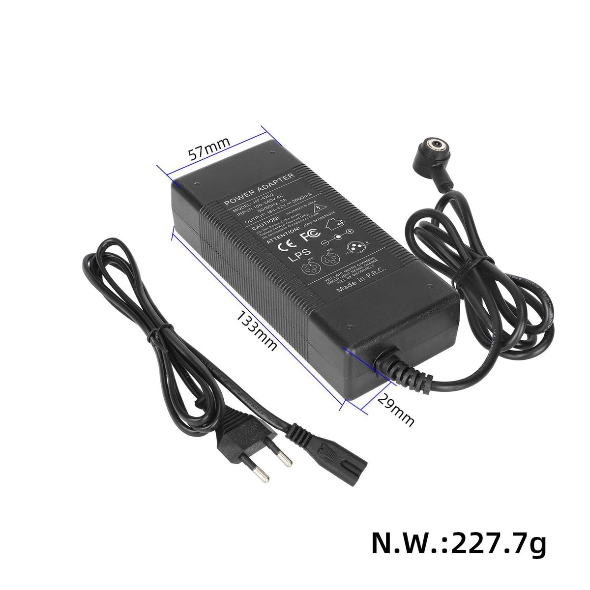 Punjač 42V 2A s magnetskim priključkom za električni romobil Xiaomi 4 Pro