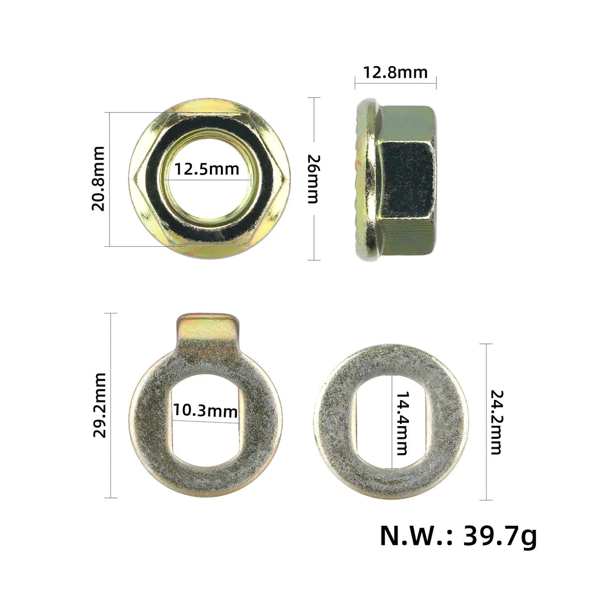 Matica motora 14 mm za električni skuter KuKirin G2 Master