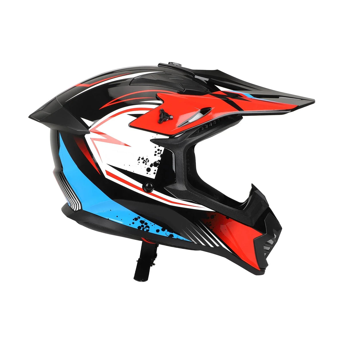 ULP7066.1 – Crveno-crna integralna terenska kaciga L, 57–58 cm – prikaz 5