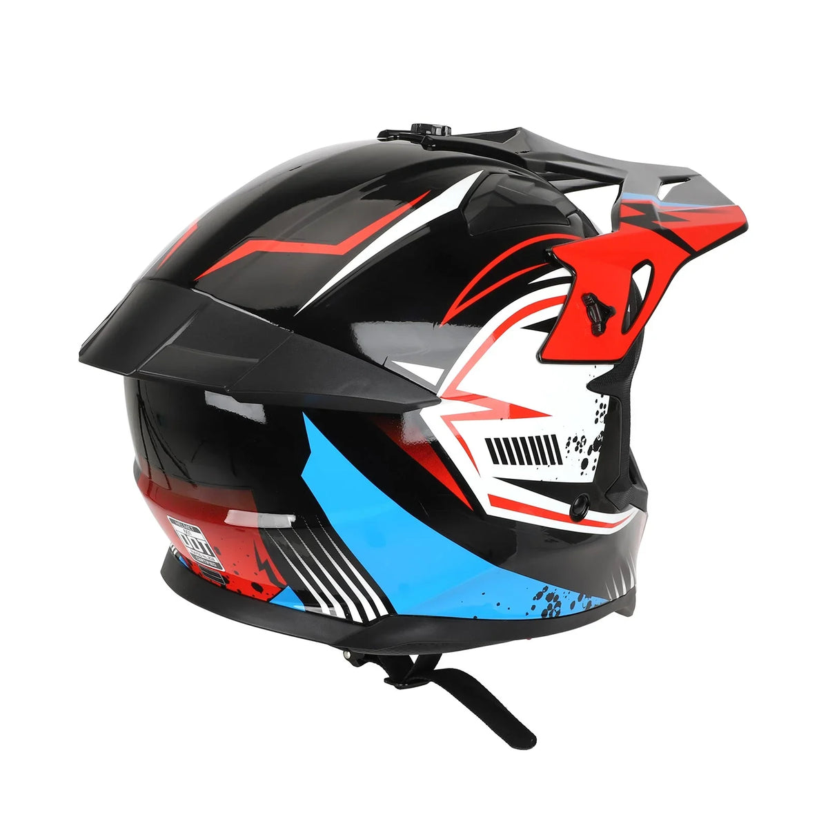 ULP7066.1 – Crveno-crna integralna terenska kaciga L, 57–58 cm – prikaz 4