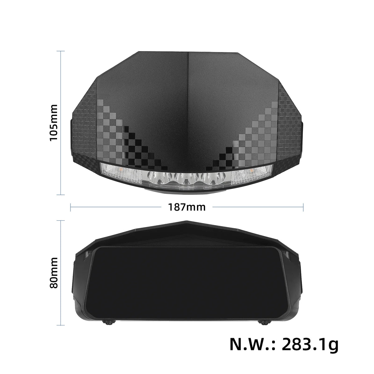 Originalni LCD zaslon s prednjim svjetlom za KuKirin G2 — 2