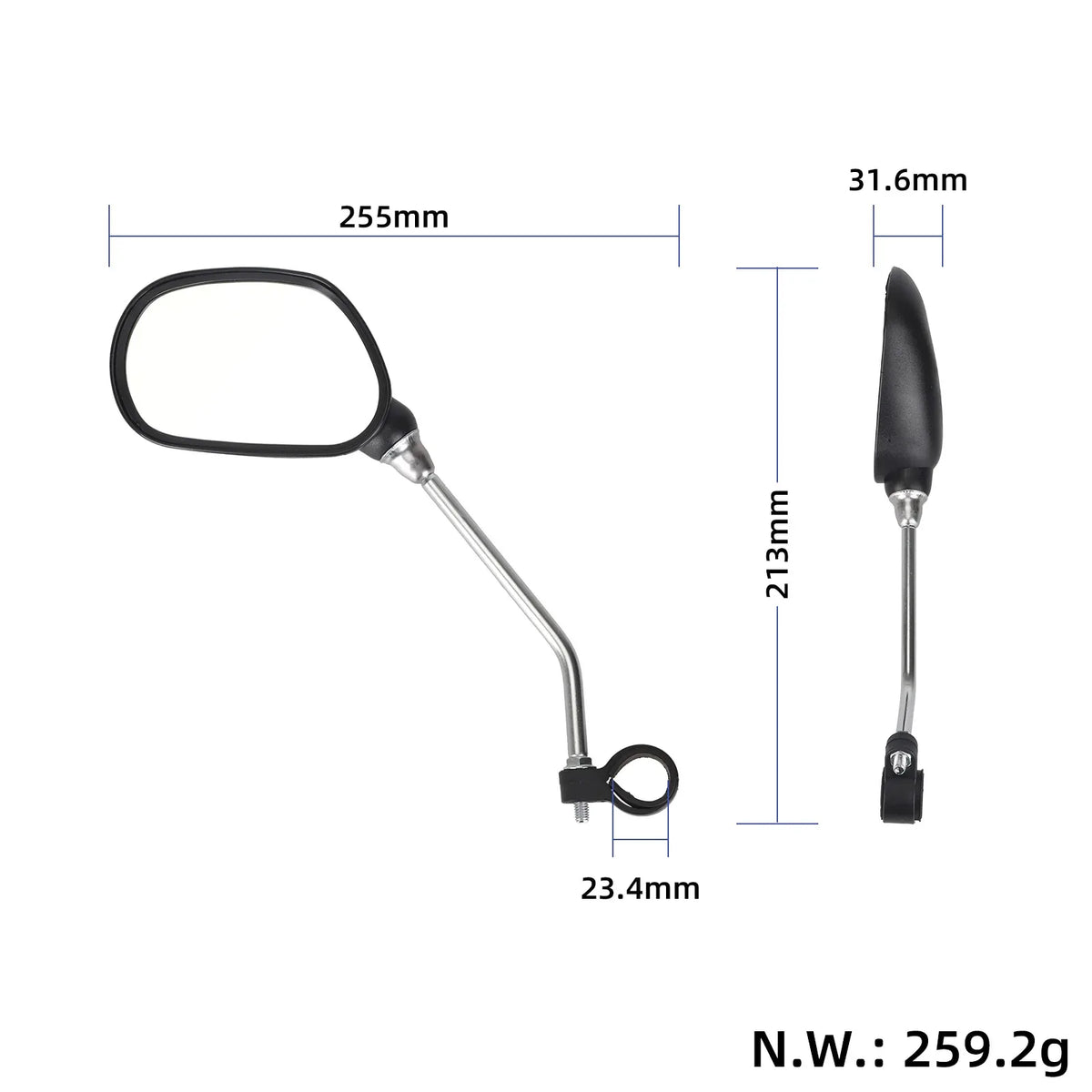 Set retrovizora za električni skuter KuKirin C1 Pro