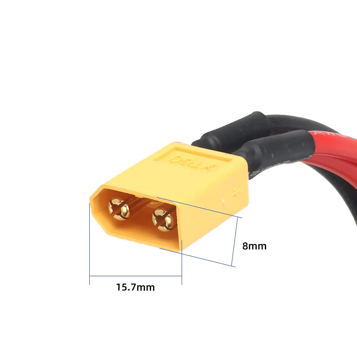 ULP8111.1 – Razdjelni kabel XT60 muški na 2 ženska, 14 AWG – prikaz 6