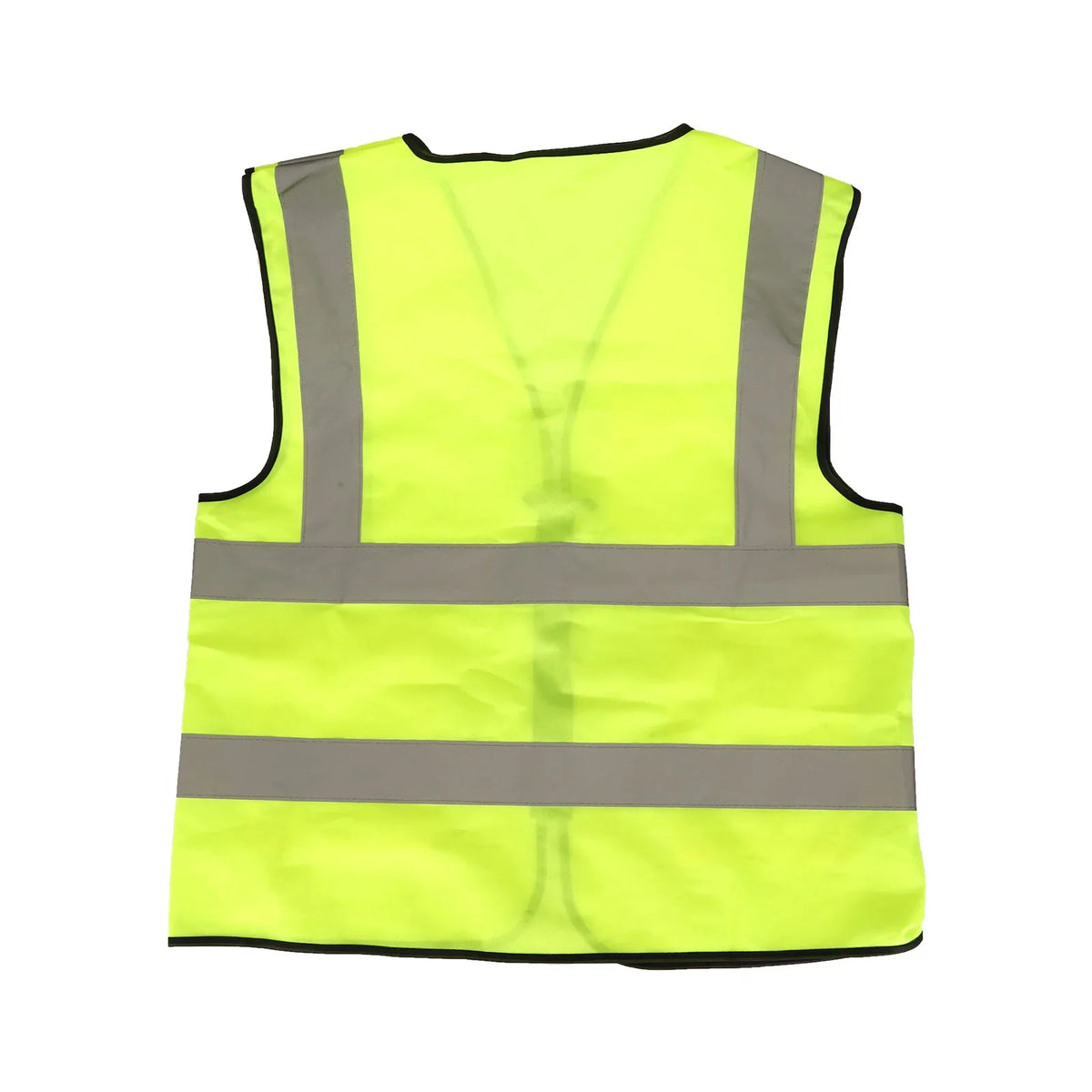 ULP8337.1 – Fluorescentno zeleni reflektirajući prsluk s džepovima – prikaz 3