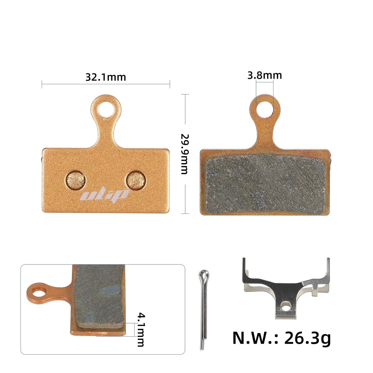 Sinterirane kočione pločice za Cube Editor Hybrid SLT 400X FE – Shimano BR-M6100