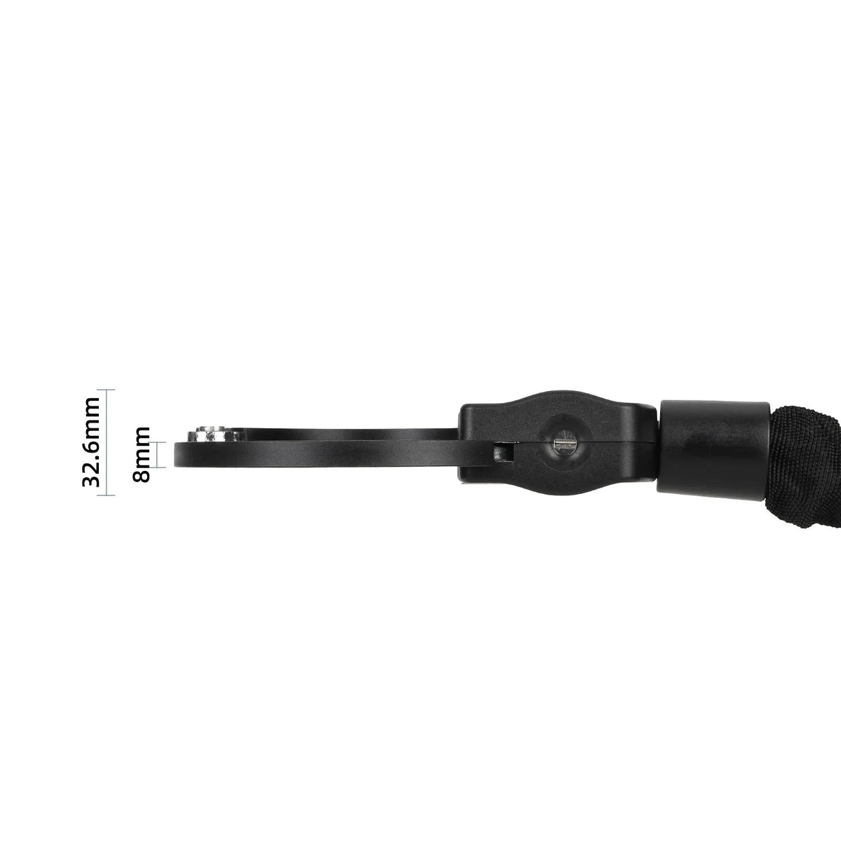 ULP8632.1 – Crna brava u obliku lisica za bicikl i električni romobil – prikaz 3