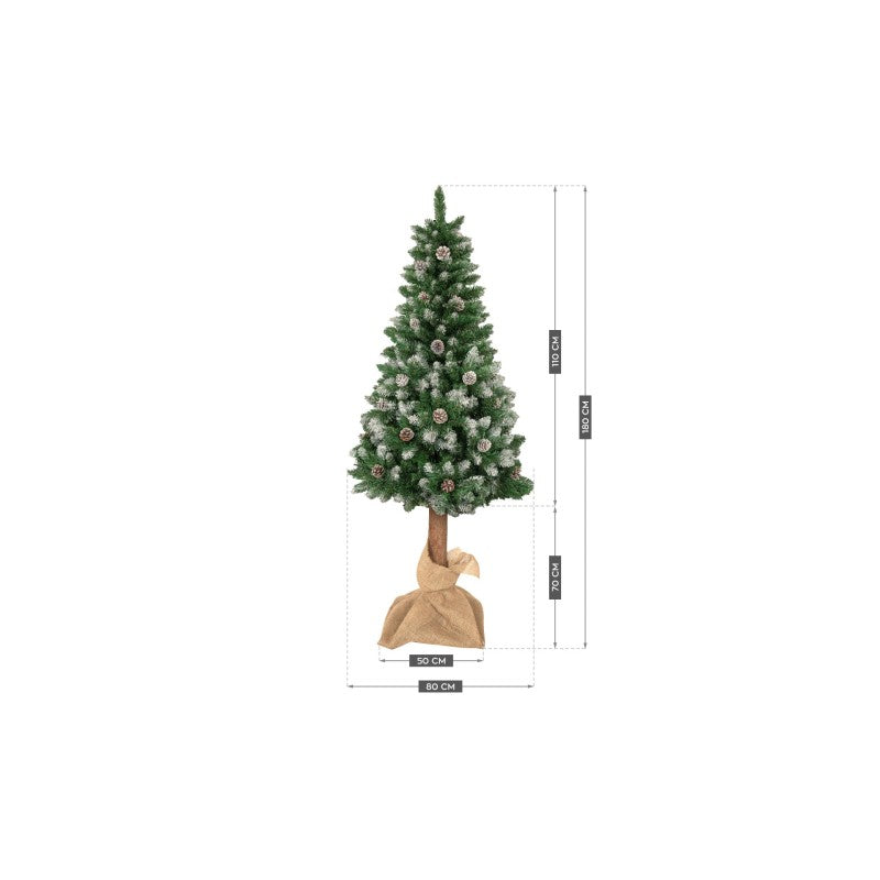Umjetno božićno drvce na deblu Xmas 10 180 cm