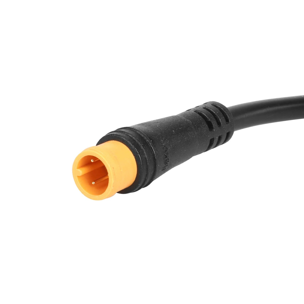 Crni kabel s narančastim konektorom za univerzalnu ručicu gasa električnog romobila