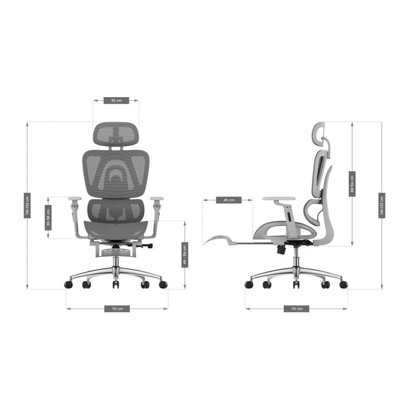 Mark Adler Expert 7.9 Grey ergonomska stolica - slika 14