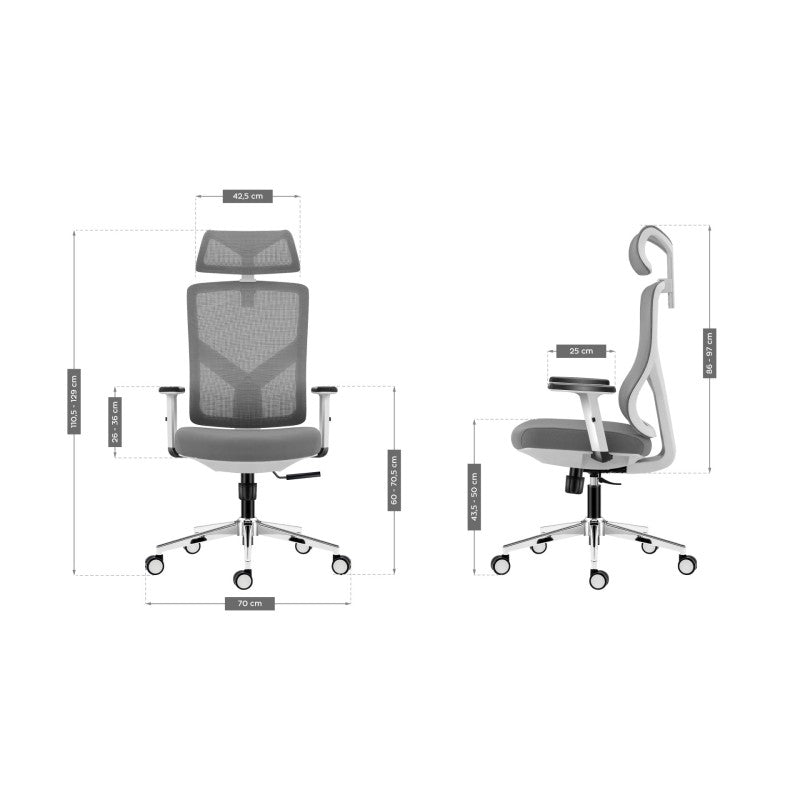 Mark Adler Manager ergonomska stolica 3.3 White - slika 9