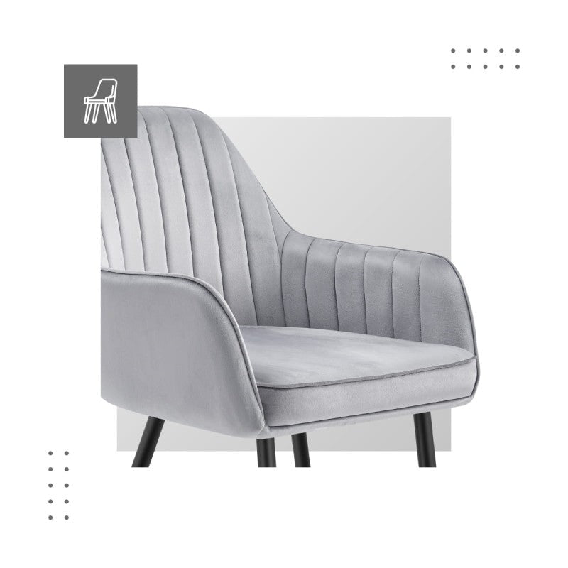 Mark Adler Prince 6.0 Grey stolica od velura - slika 9