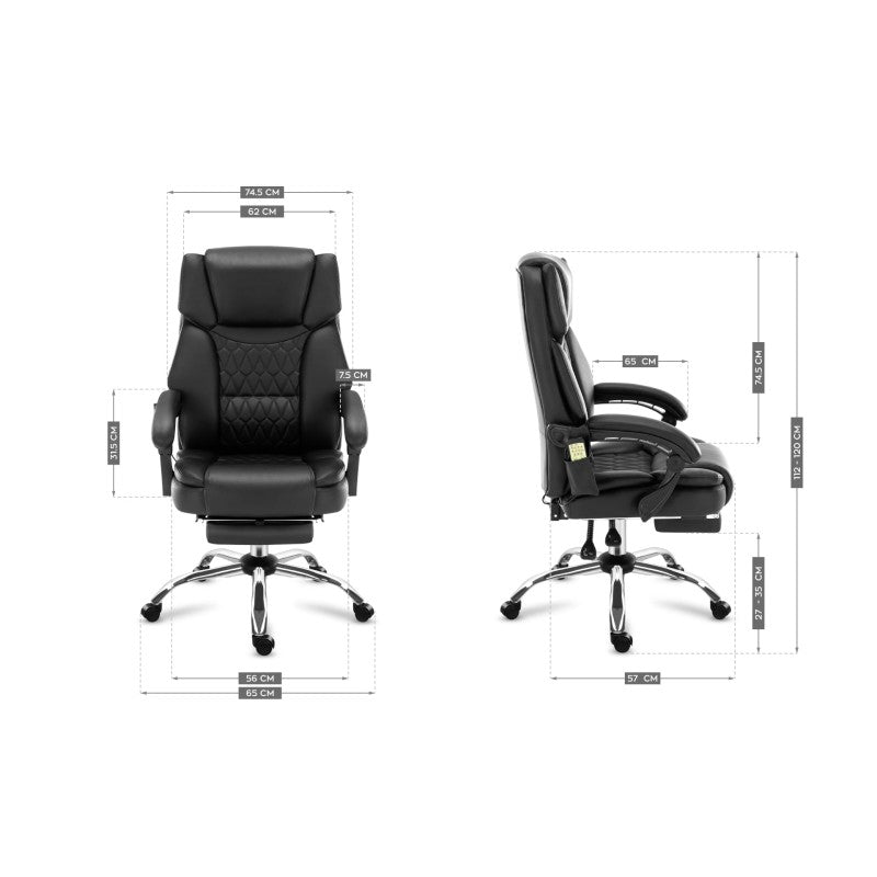 Masažna uredska stolica Boss 6.0