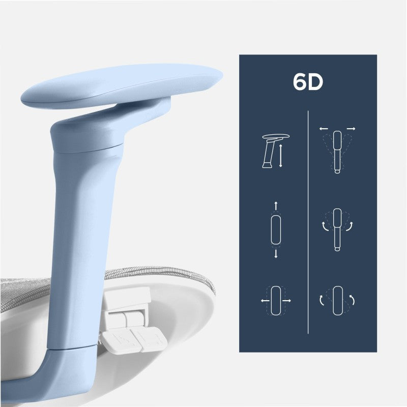 Mark Adler Uredska stolica s masažom Visioner 8.3 Grey - slika 7