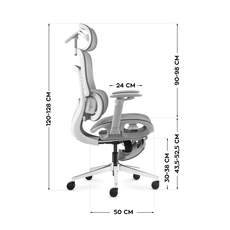 Mark Adler Uredska stolica s masažom Visioner 8.3 Grey - slika 19