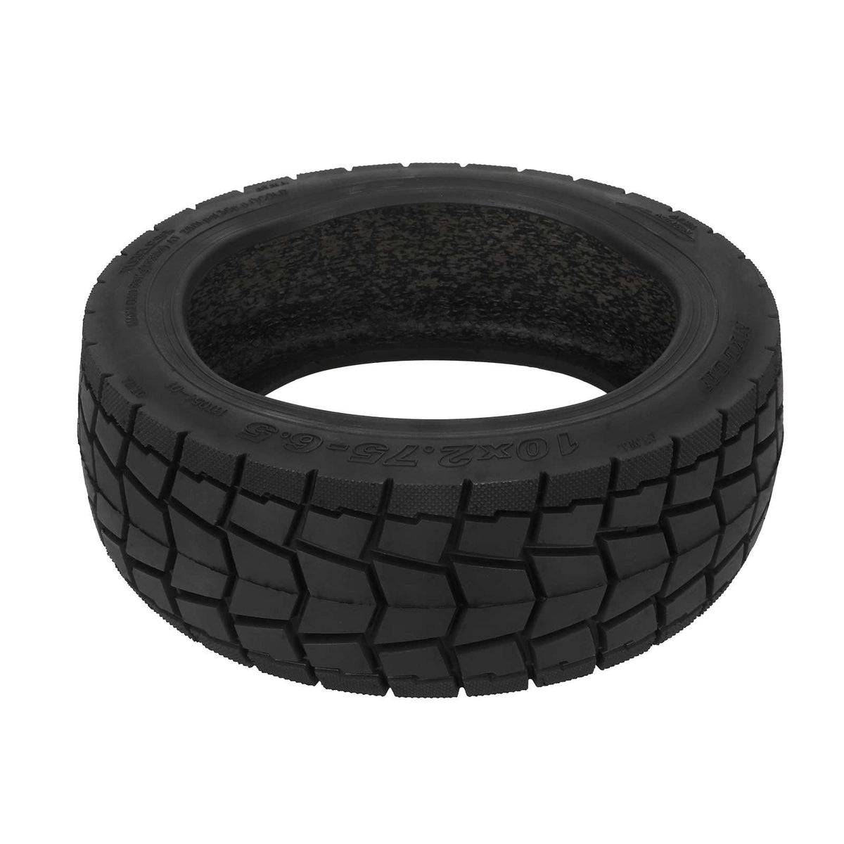 Crna vanjska guma 10x2.75-6.5 za električni romobil Speedway 5, pogled na profil gume