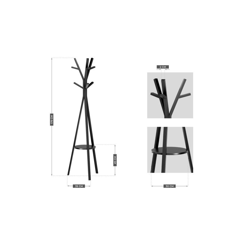 Host 4.0 Clothes Hanger Black vješalica za odjeću