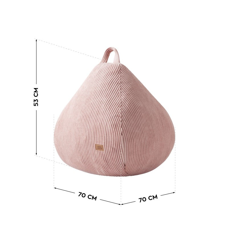 Mark Adler baršunasta vreća za sjedenje ružičasta Comfy 1.0 Pink - slika 4