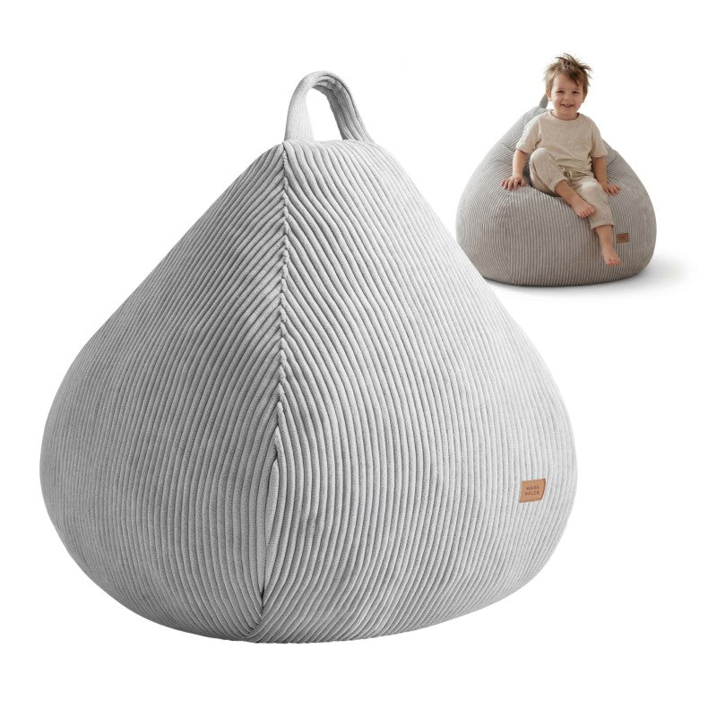 Mark Adler baršunasta vreća za sjedenje siva Comfy 1.0 Grey - slika 3