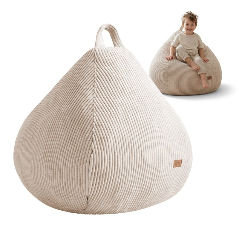 Mark Adler baršunasta vreća za sjedenje bež Comfy 1.0 Beige - slika 3