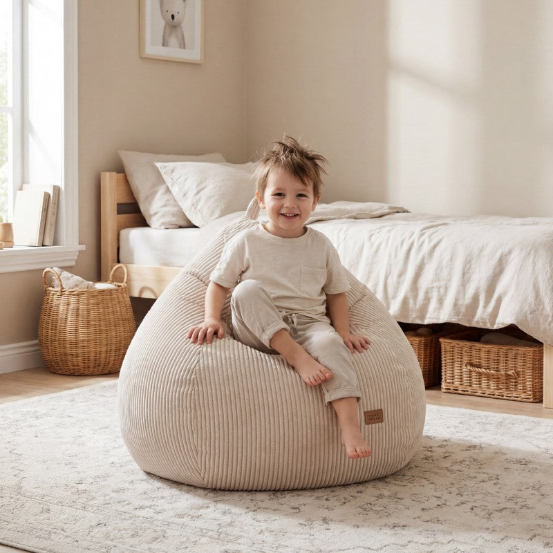Mark Adler baršunasta vreća za sjedenje bež Comfy 1.0 Beige - slika 8