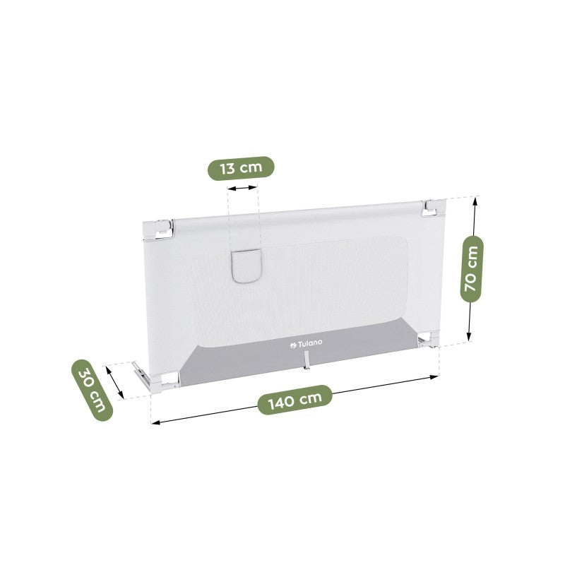 Cover 44 White-Grey 140 cm zaštitna ograda za krevet